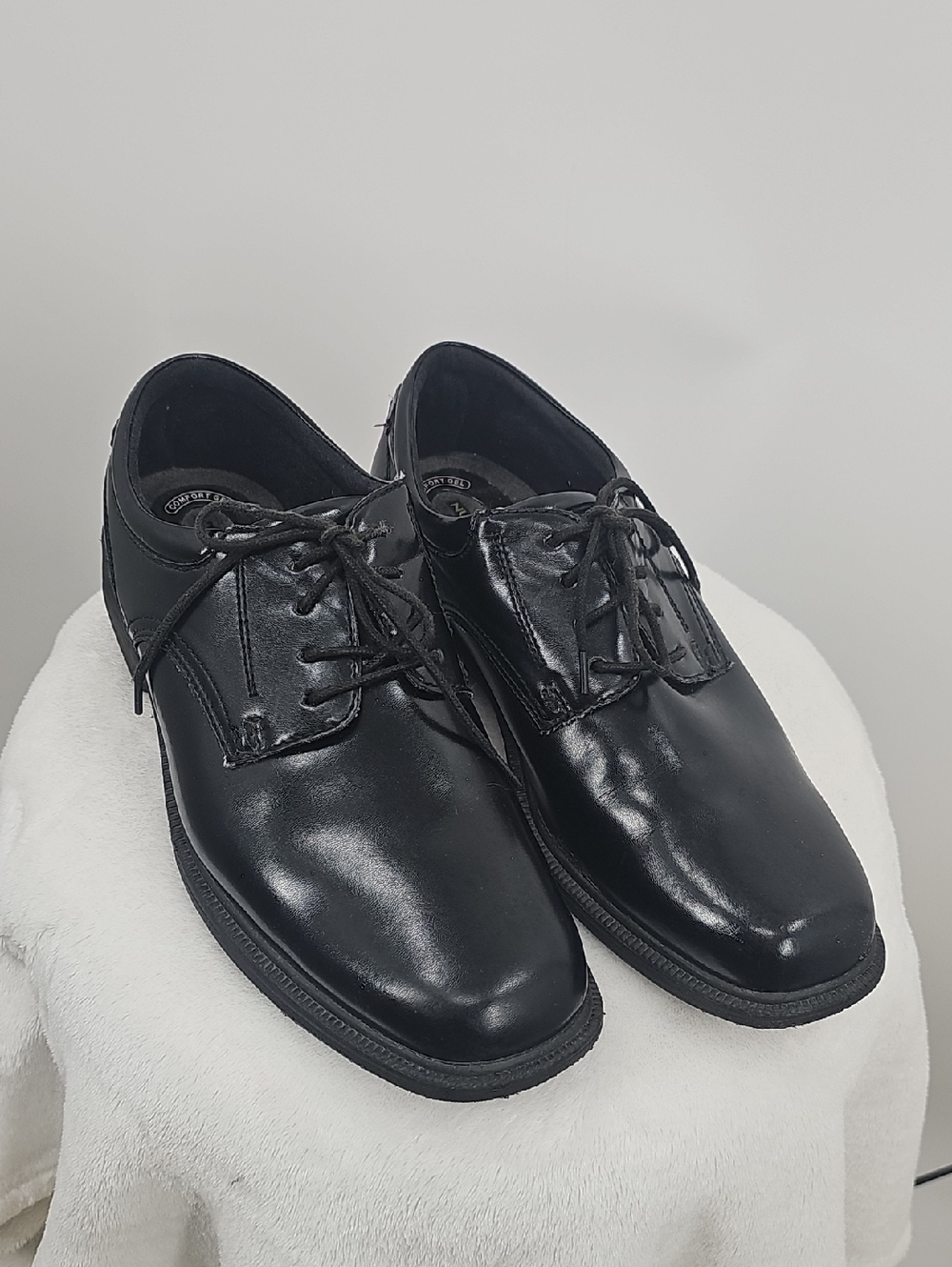 Nunn Bush Oxford Men's Black Lace-Up Leather Dress Shoes Size 11M